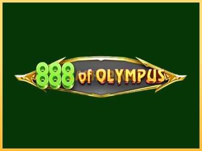 गेमिंग मशीन 888 of Olympus बड़ी रकम पाने का आपका रास्ता