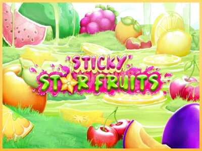 गेमिंग मशीन Sticky Star Fruits बड़ी रकम पाने का आपका रास्ता