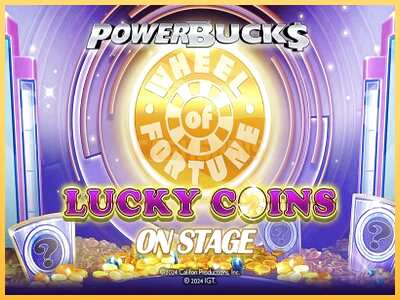 गेमिंग मशीन PowerBucks Wheel of Fortune Lucky Coins On Stage बड़ी रकम पाने का आपका रास्ता