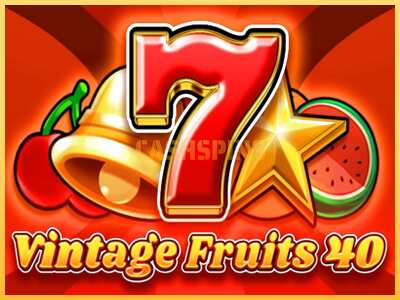 गेमिंग मशीन Vintage Fruits 40 बड़ी रकम पाने का आपका रास्ता