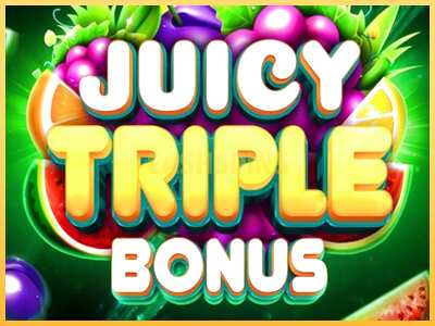 गेमिंग मशीन Juicy Triple Bonus बड़ी रकम पाने का आपका रास्ता